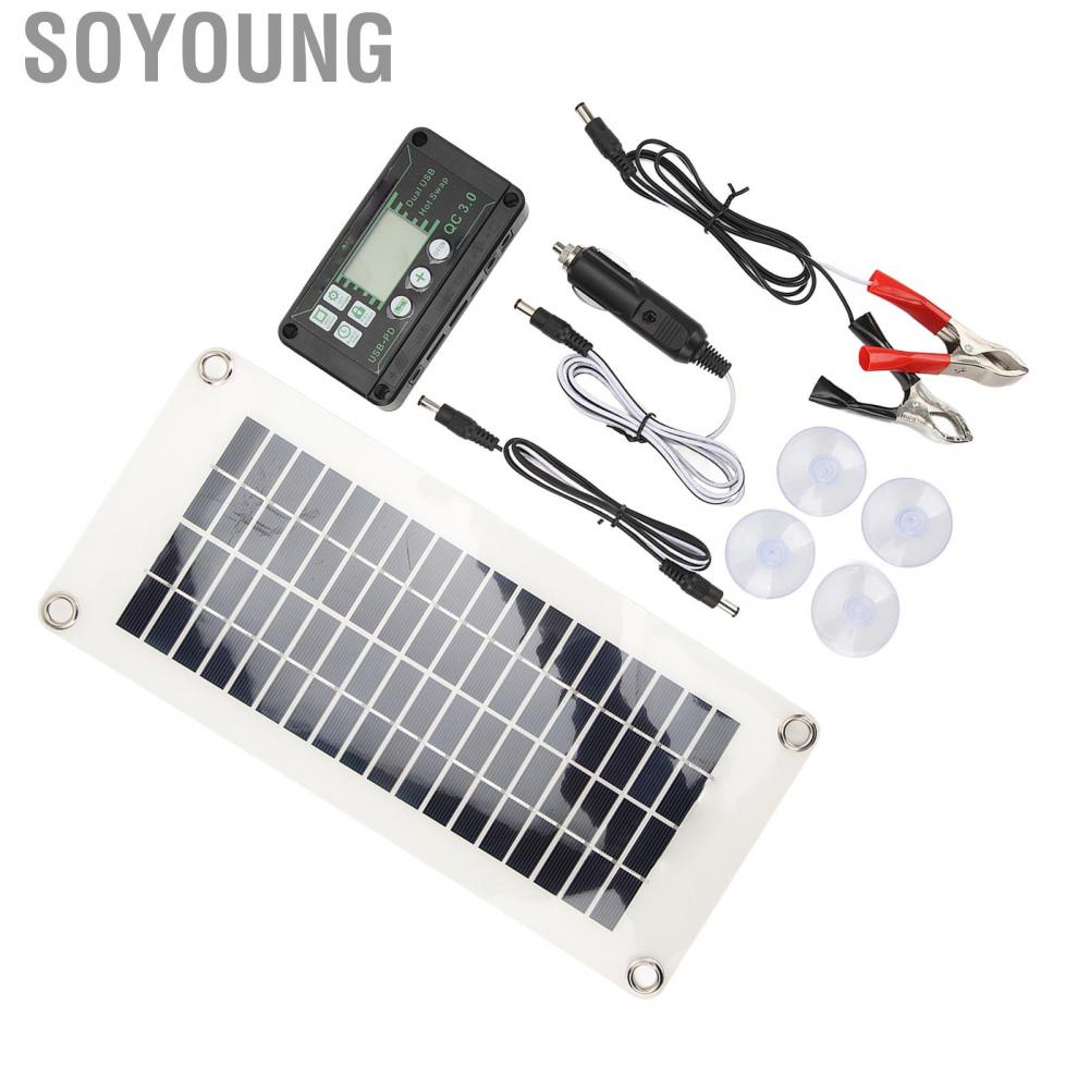 Soyoung RV Solar Panel  Safe To Use Polysilicon PET for Boats