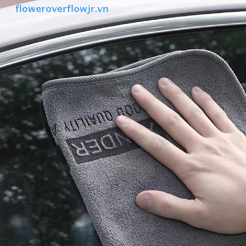 Set 3 Khăn Lau Xe Hơi Bằng Vải Vi Sợi Chất Lượng Cao