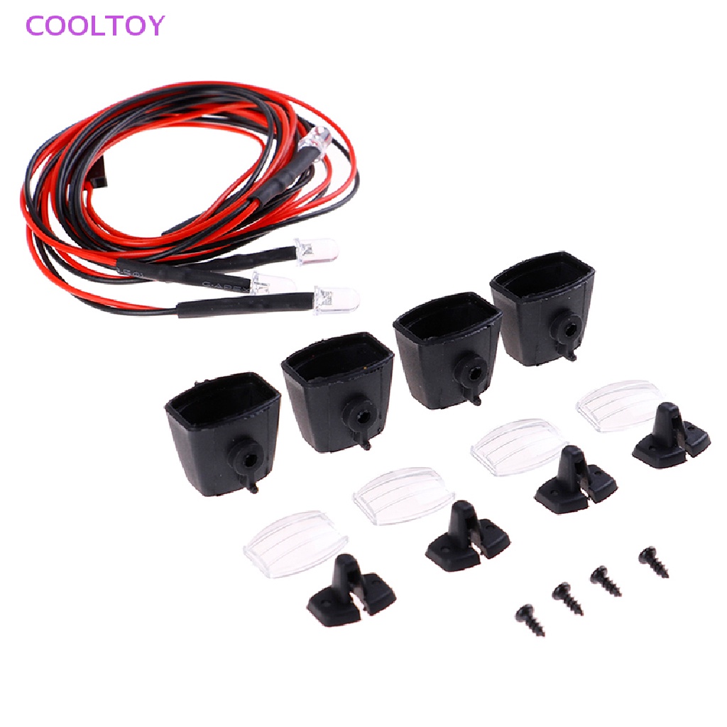 Cooltoy Bộ 4 Đèn led Cho Xe Điều Khiển Từ Xa axial scx10 1 / 10