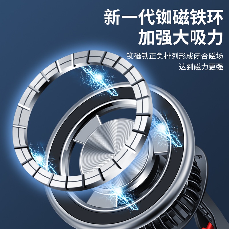 Giá Đỡ Điện Thoại Hít Nam Châm Hình Vuông Gắn Lỗ Thông Gió Xe Hơi Cho iPhone 14 13 12 2023