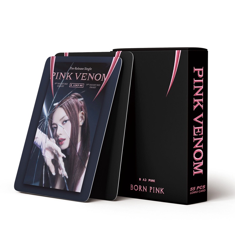 LINXX 55 Tấm Thẻ Lomo Album BLACKPINK Thẻ Ảnh Kpop Bưu Thiếp Dòng Pink Venom Shut Down BORN PINK