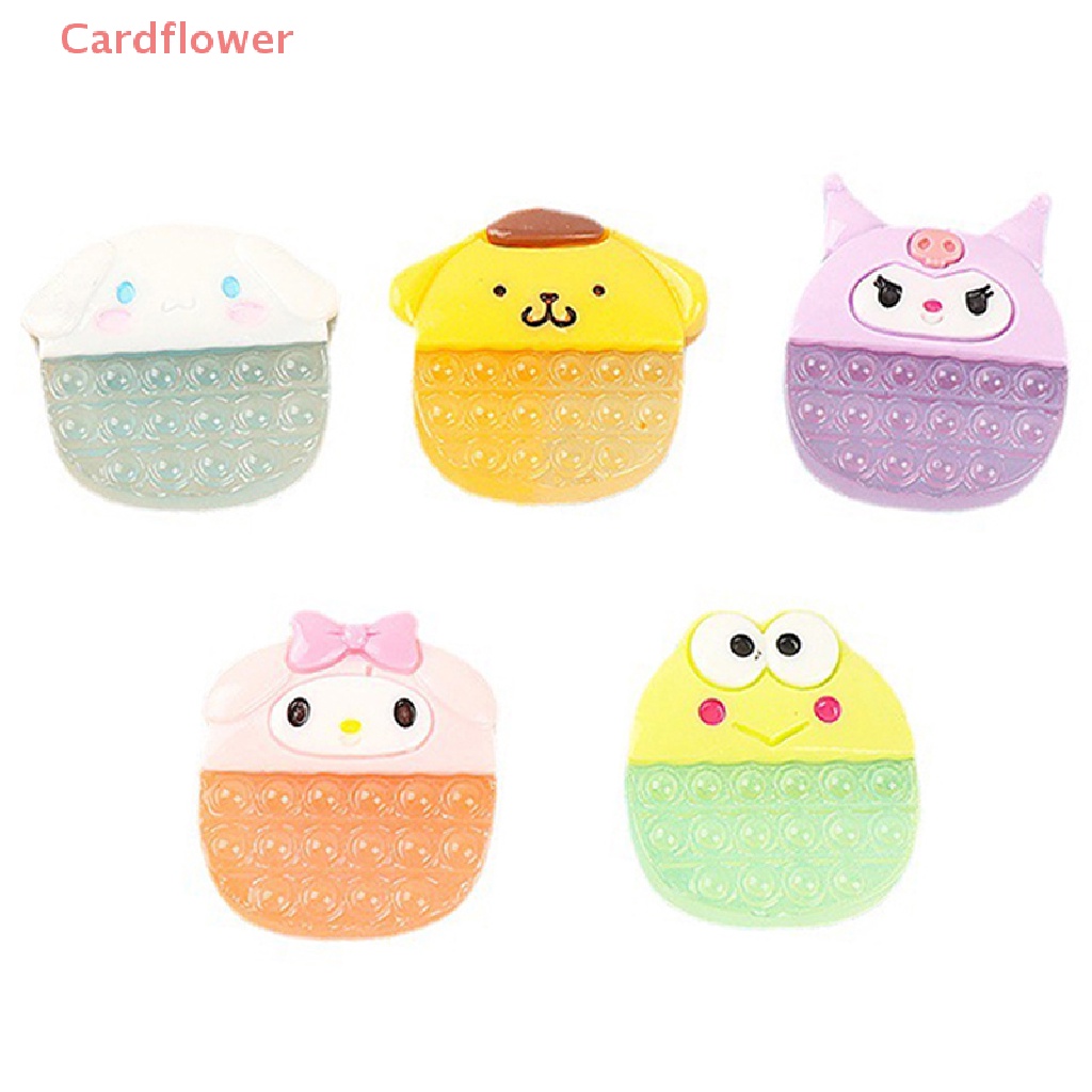 Miếng Dán Trang Trí Điện Thoại / Tủ Lạnh Thủ Công Hình Chú Chó Kuromi Màu Dạ Quang Mẫu Mới