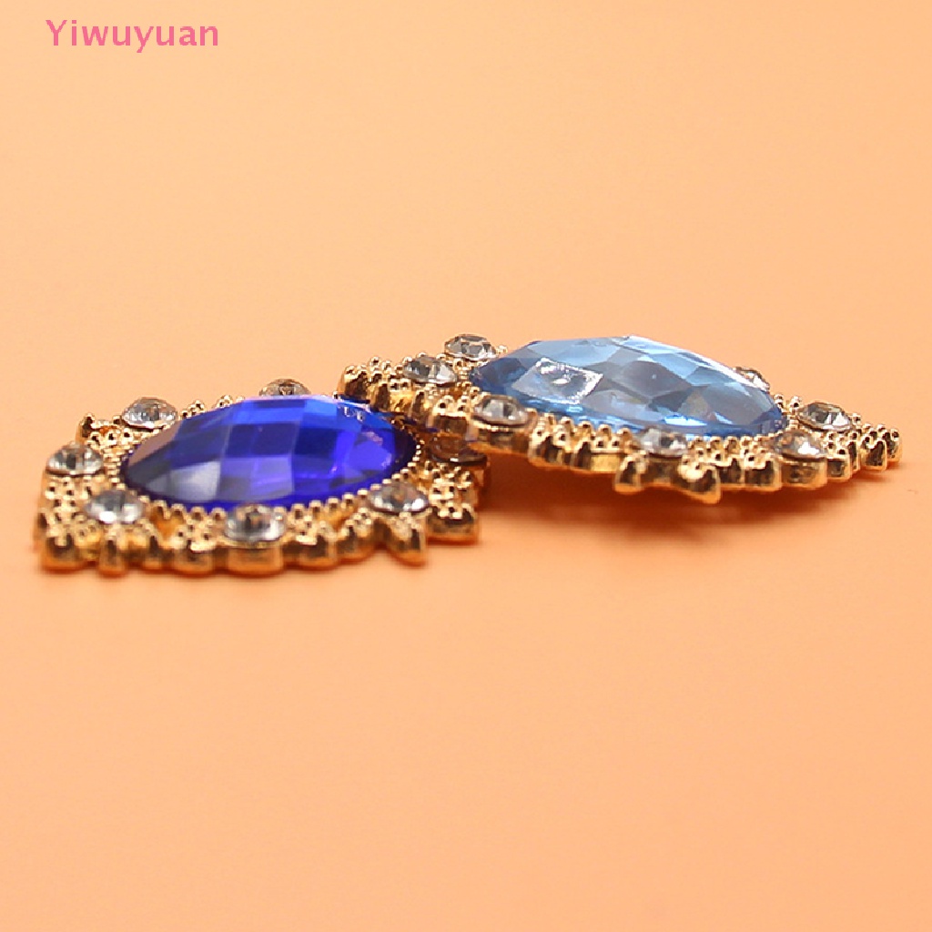 Nút Pha Lê Cabochons 25mm Trang Trí Điện Thoại Đám Cưới Mới