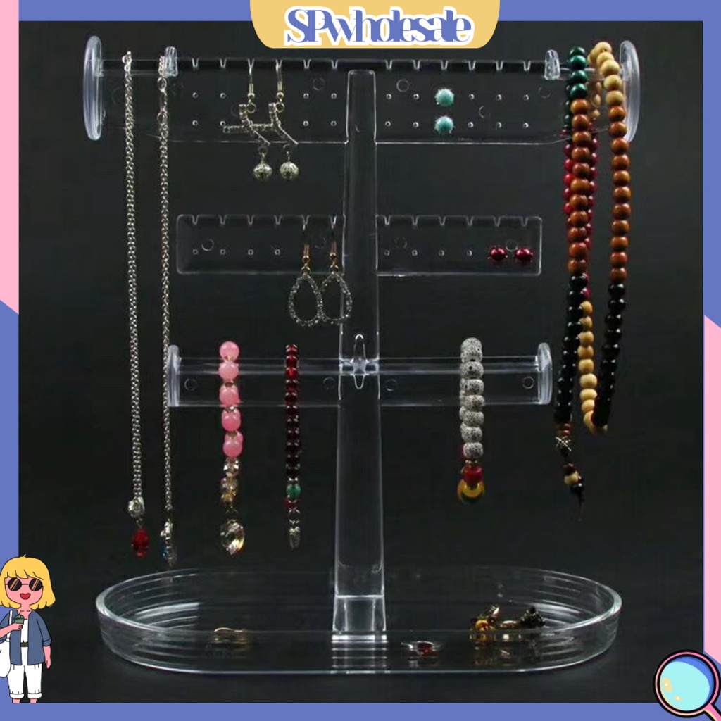 <SPwholesale> Giá Đỡ Trưng Bày Trang Sức Bằng Nhựa Cứng Đa Năng Sáng Tạo