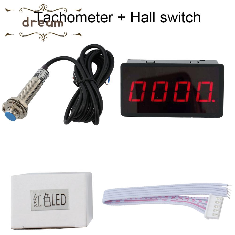 【DREAMLIFE】LED Tachometer Measuring Non-Contact Tachometer 50 ~ 500 Mm LCD Display