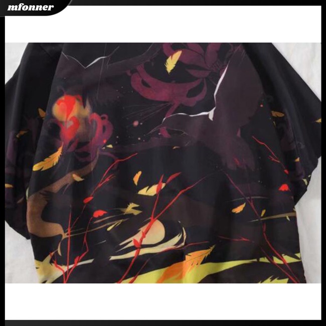 Áo Khoác Đi Biển Dáng Rộng Chống Nắng Kiểu Nhật Bản Cá Tính Cho Nam