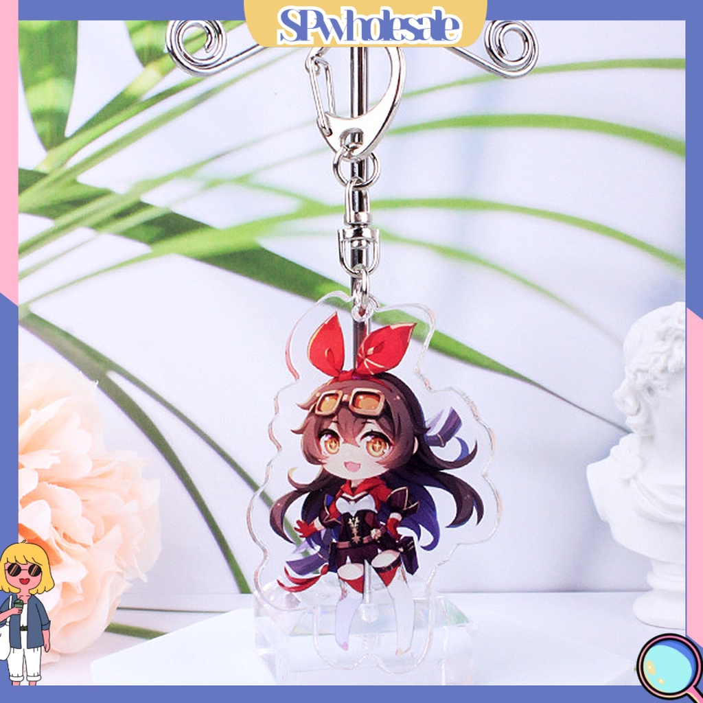 <SPwholesale> Móc Khóa Thiết Kế Nhân Vật Anime Tinh Tế Trọng Lượng Nhẹ Trang Trí Cho Nữ