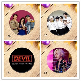 Huy Hiệu Trang Trí Hình Super Junior