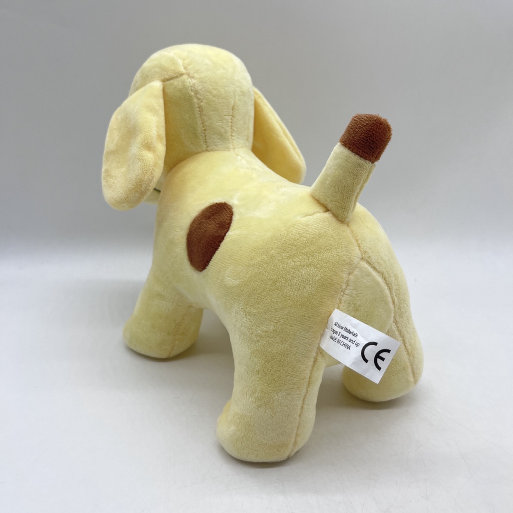 Thú Nhồi Bông Hình Chú Chó Màu Vàng Nhạt SY2 YS2 Trang Trí Nhà Cửa