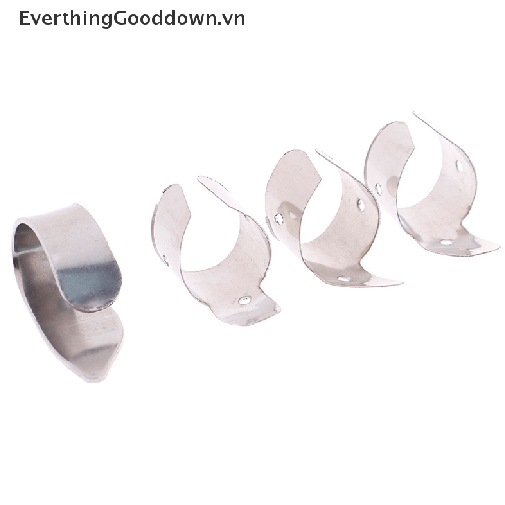Everthingood Set 4 Miếng Gảy Đàn Guitar Bằng Kim Loại