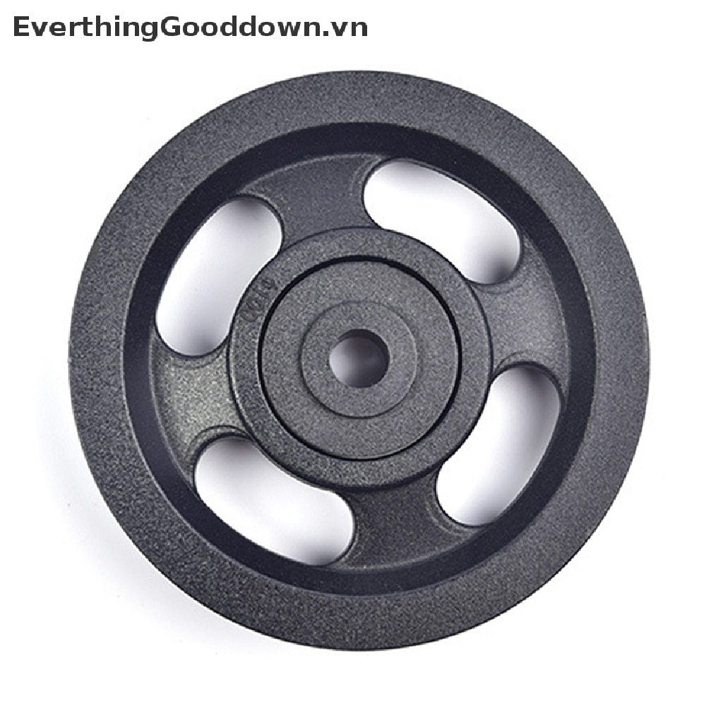 1 Bánh Xe Ròng Rọc 100mm Chất Liệu Abs Màu Đen Chống Mòn Dùng Để Tập Gym