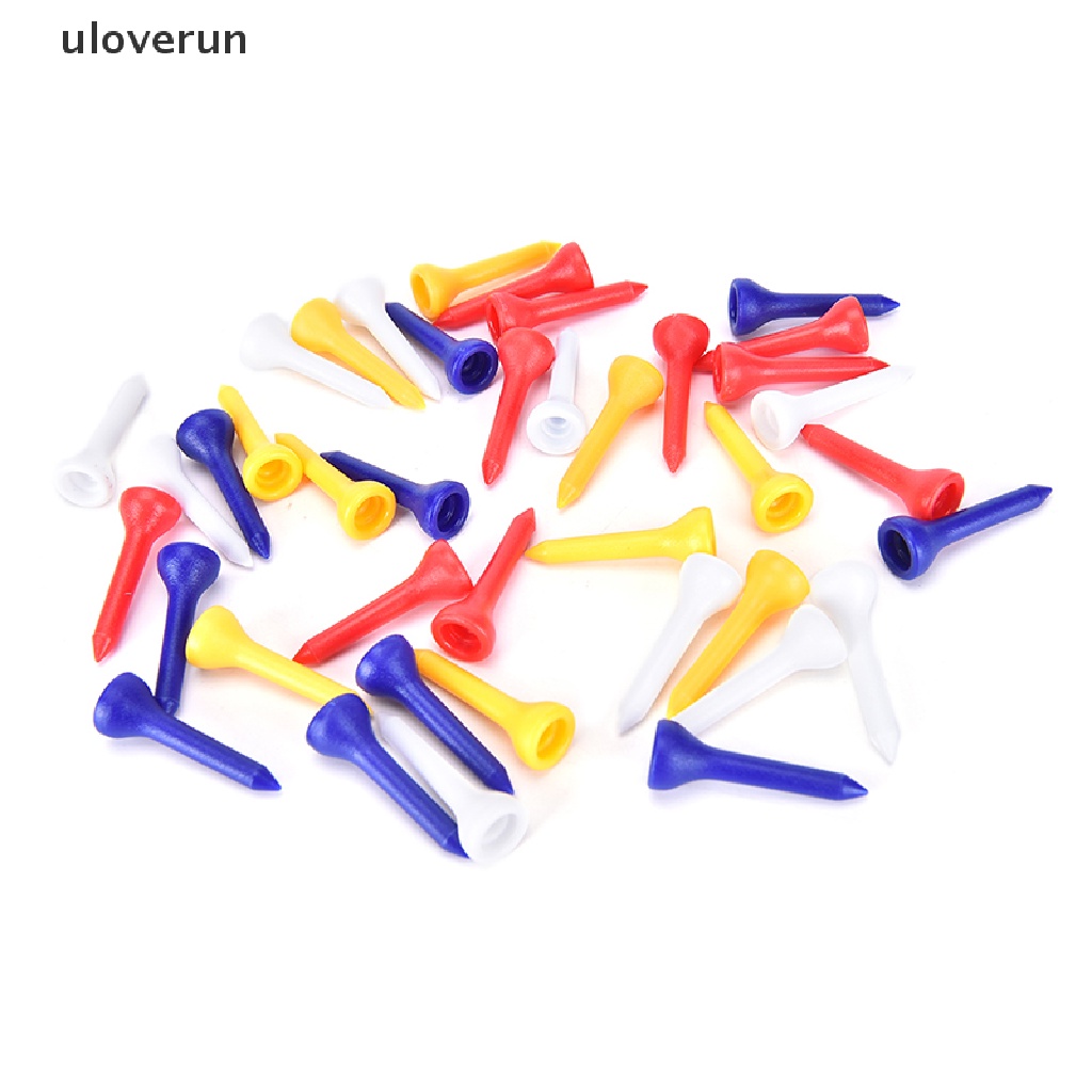 Set 100 Tee Bóng Golf Chuyên Nghiệp 36mm Bằng Nhựa