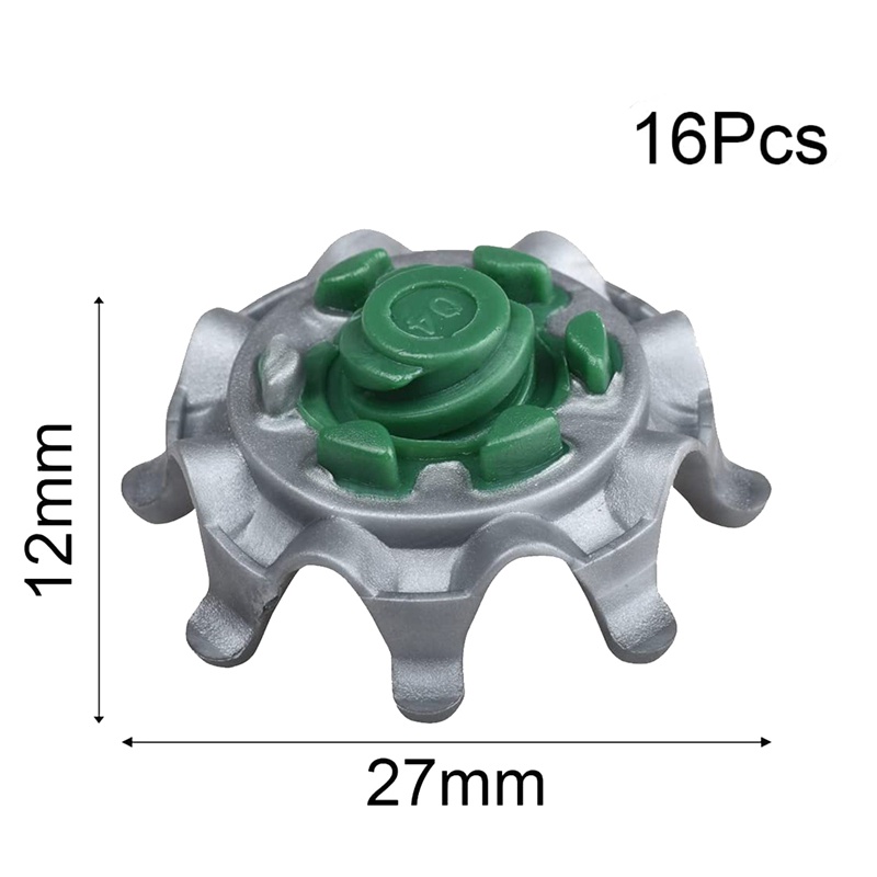 Bộ 16 Đinh Gắn Đế Giày Đánh Golf Mềm Mại Thay Thế Nhanh Chóng Tiện Dụng