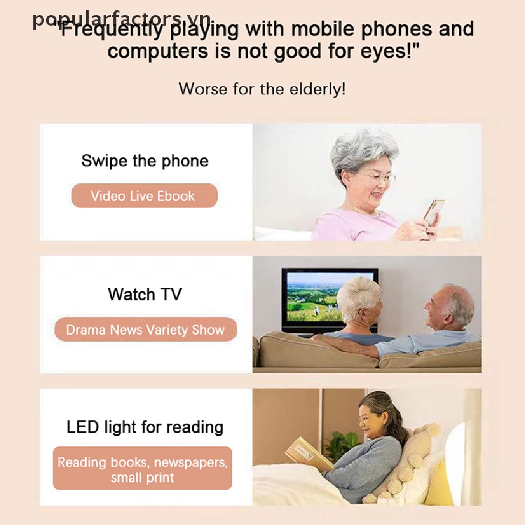 Kính Đọc Sách Không Gọng Phong Cách Vintage + 1.0 1.5 2.0 2.5 3.0 3.5 4.0