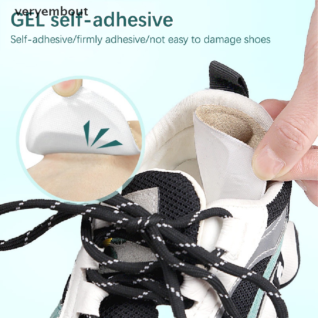 1 Cặp Miếng Dán Gót Giày Cao Gót / Miếng GEL Bảo Vệ Chống Mòn Có Thể Điều Chỉnh Kích Thước