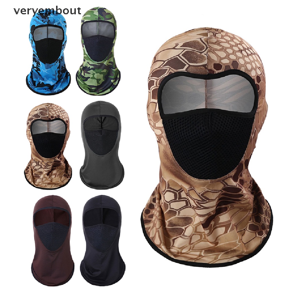 Ut Khẩu Trang Balaclava Thoáng Khí Che Phủ Toàn Mặt Và Cổ Dùng Khi Lái Xe Moto