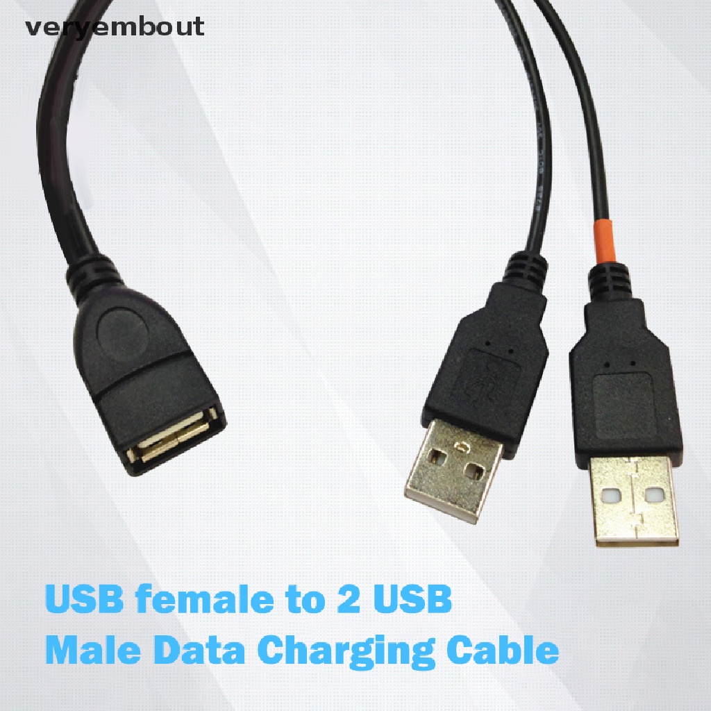 Bộ Chia 2 Cổng USB 2.0 Loại Y Tiện Dụng