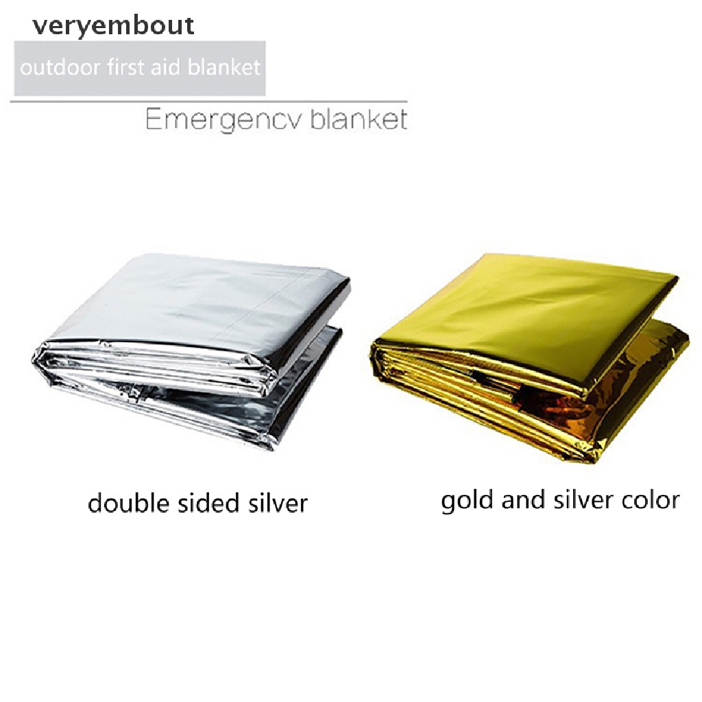 Chăn Sơ Cứu Cách Nhiệt Một Mặt Kích Thước 210 * 160 cm Tiện Dụng