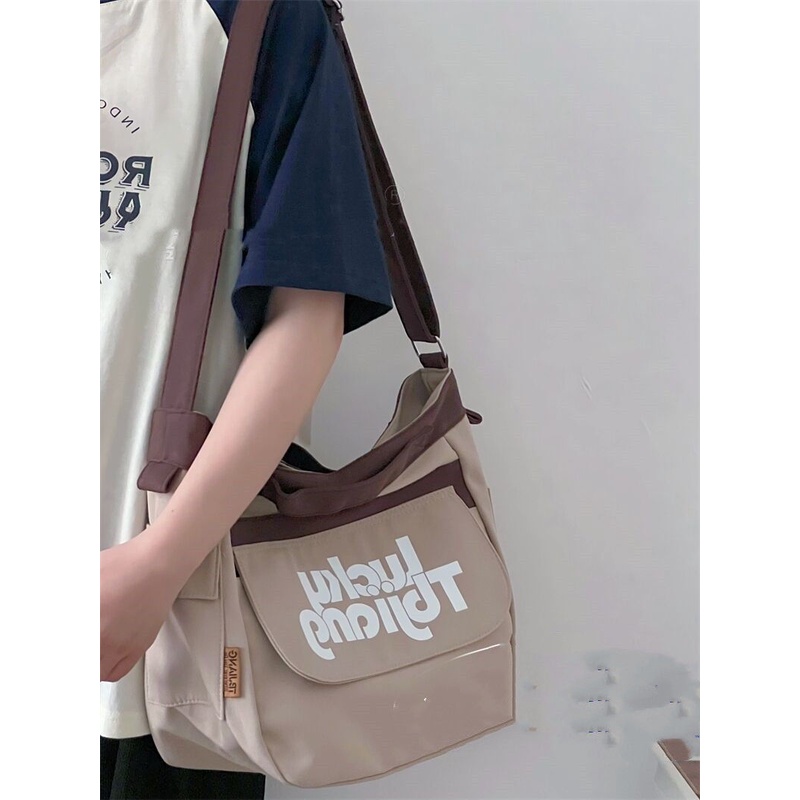 Túi Xách Canvas Sức Chứa Lớn Thời Trang Cho Nữ Sinh Trung Học AYW221