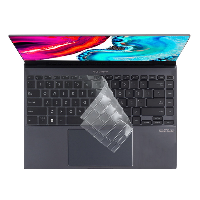 Miếng Silicone Bọc Bàn Phím laptop ASUS Zenbook 14X OLED UM5401 UM5401QA UM5401Q UX5401 UX5401EAJ UX5401E UX5401ZA UX5401ZA UX5401Z