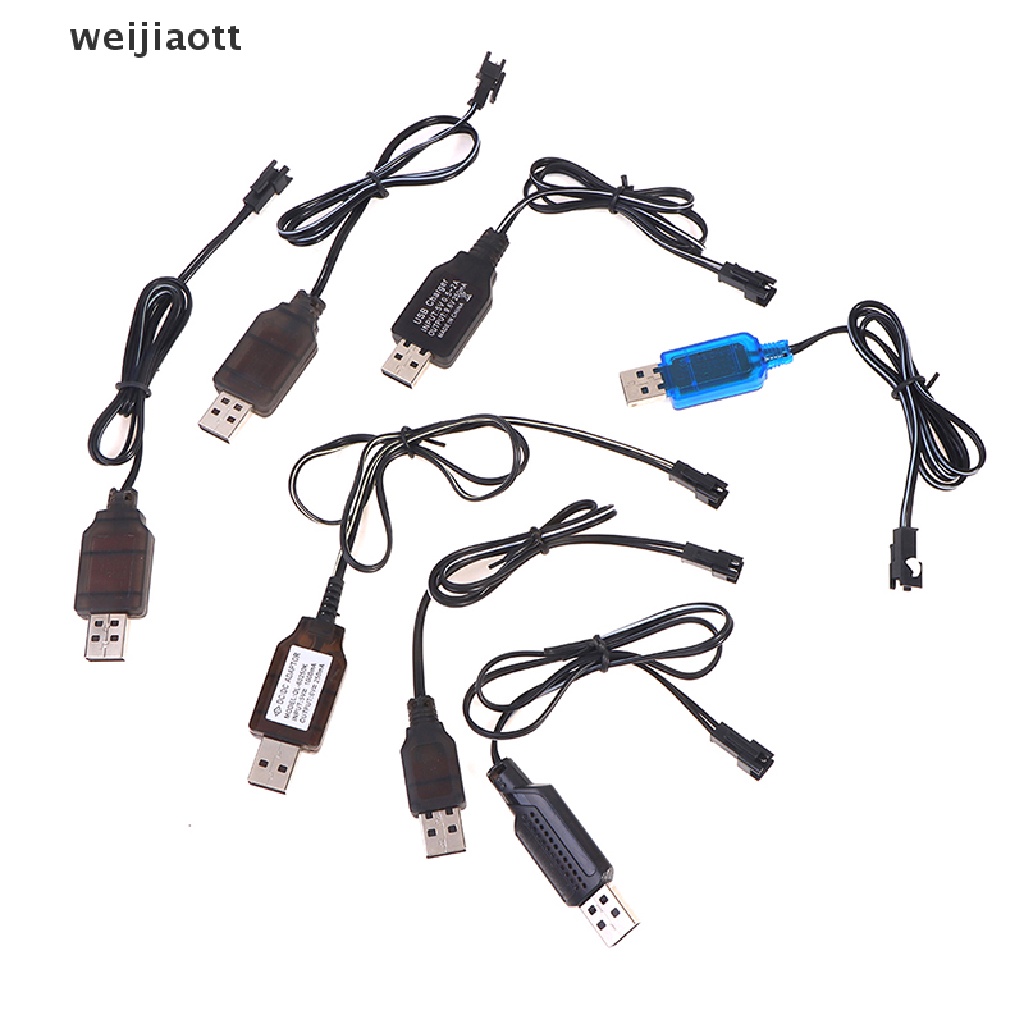 Dây Cáp Sạc USB 3.6-9.6V 250mA NiMh / NiCd SM 2P