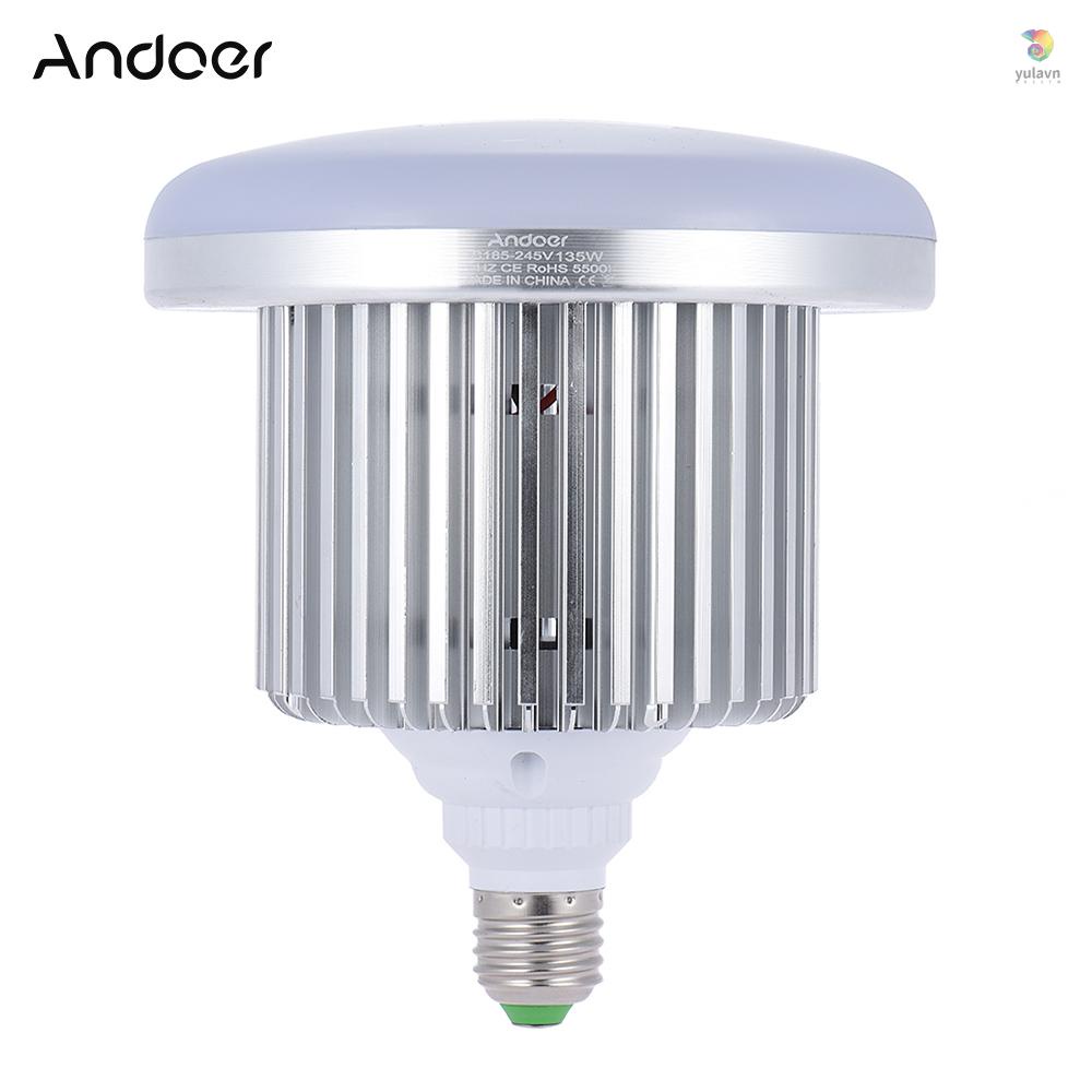 ANDOER Bóng Đèn LED Chụp Ảnh 135W 132 Hạt 5500K E27