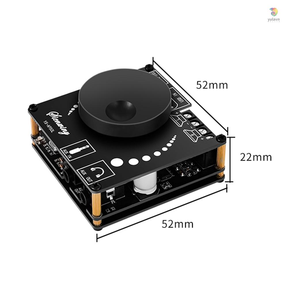 Bảng Mạch Khuếch Đại Âm Thanh BT 5.1 2 Kênh Điều Chỉnh Âm Lượng Cao Và Thấp Hỗ Trợ Ứng Dụng AUX 3.5mm