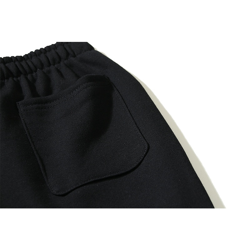 Quần Short Thể Thao Dáng Rộng In Chữ Sanskrit Kiểu Đường Phố Mỹ Cá Tính Cho Nam Và Nữ