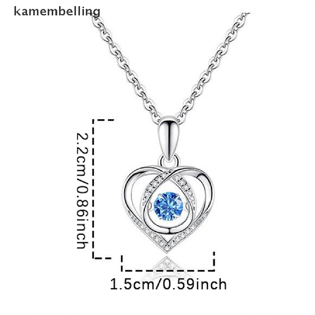 Vòng cổ Hợp Kim Mặt Trái Tim Đính Đá Xinh Xắn Cho Nữ