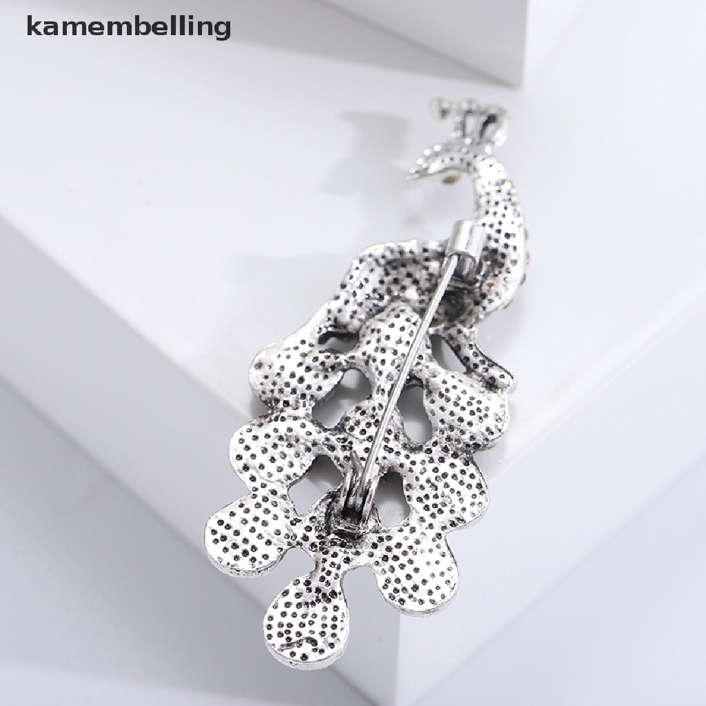 Ghim Cài Áo Hình Vỏ Sò / Chim Công Cổ Điển Cho Nữ