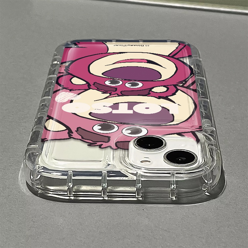 Ốp Điện Thoại TPU Silicon Mềm Trong Suốt Chống Sốc In Hình Gấu Cho Iphone 14 13 12 11 Pro Max XS XR X 8 7 + Plus