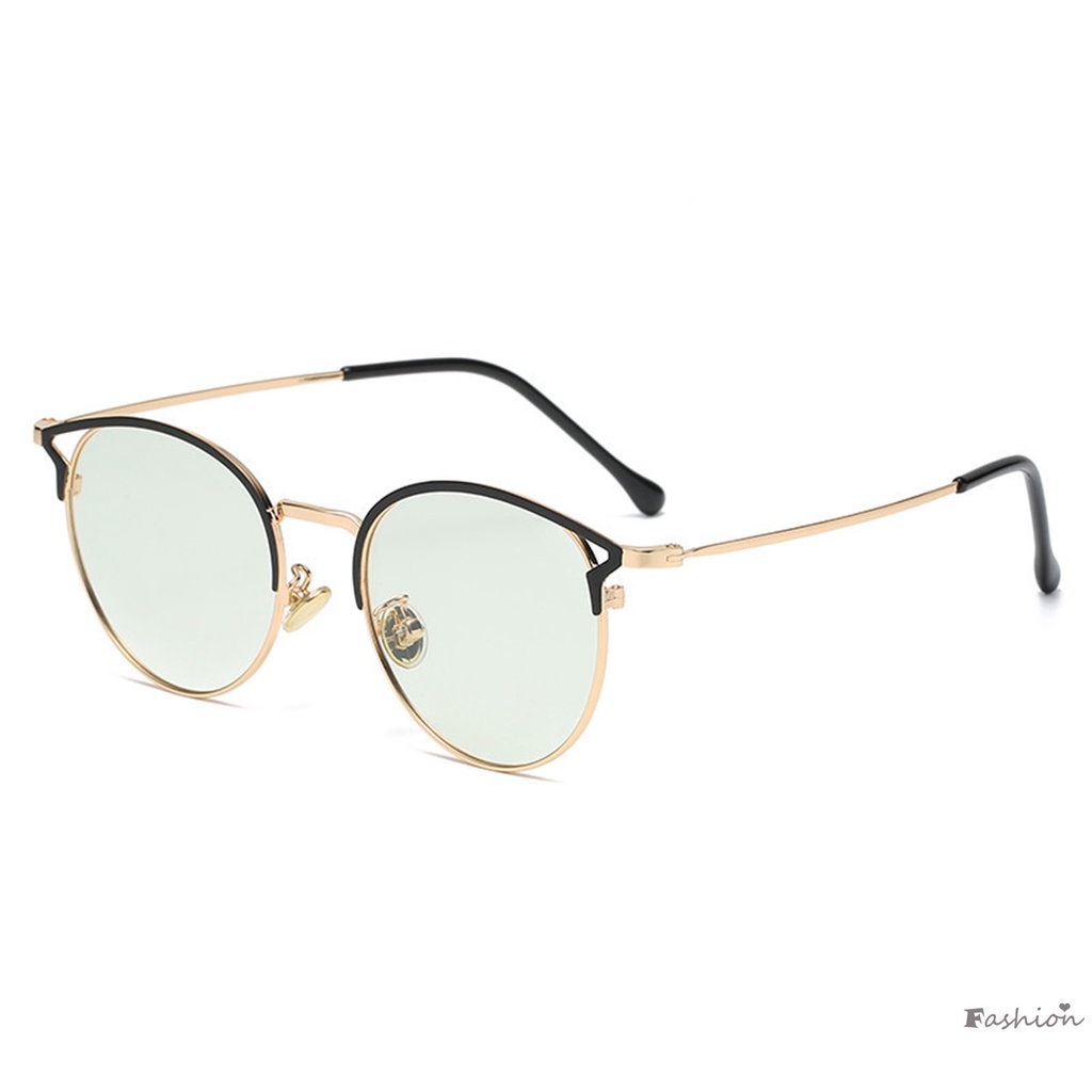 Mắt Kính Gọng Vuông Tròng Trong Suốt Phong Cách Retro