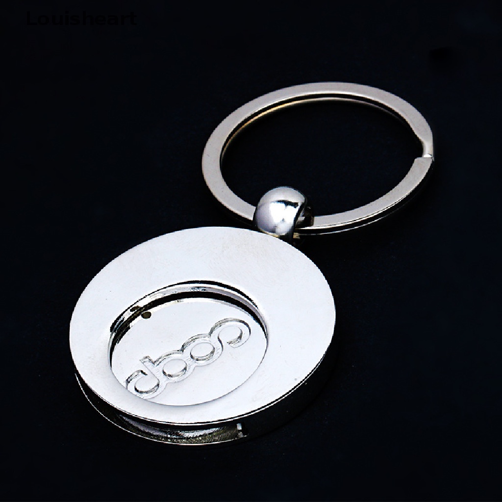 Louisheart Móc Chìa Khóa Xe Hơi Họa Tiết Chữ Cái Tùy Chỉnh Tiện Dụng