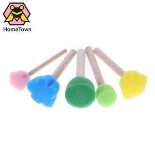 Set 4 / 5 / 15 / 24 / 31 cọ xốp vẽ tranh diy cho bé