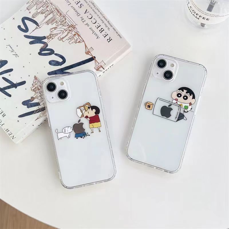 ✅Ốp Điện Thoại In Hình Cậu Bé Bút Chì Shin-Chan Dễ Thương Cho Iphone 14 Promax Xiaobai 14121311Ốp Điện Thoại Trong Suốt / Unsll Chất Lượng Cao