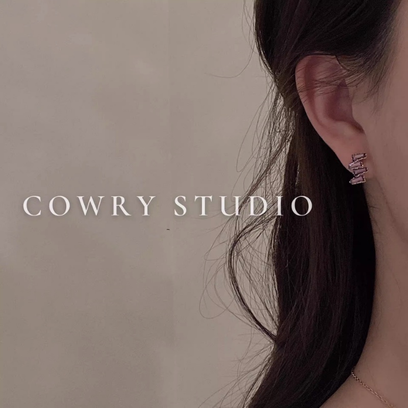 Bông Tai Mạ Bạc 925 Đính Đá Sang Trọng Phong Cách Pháp Thời Trang 2023 Cho Nữ