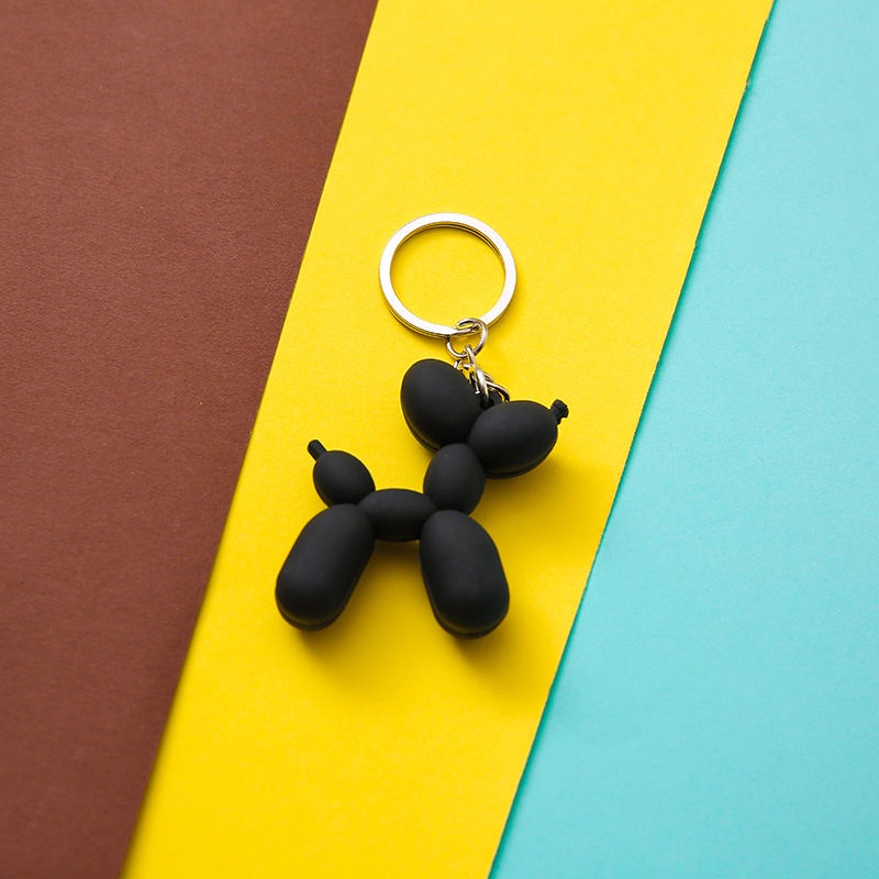 Móc Khóa Hình Chú Chó Và Bong Bóng Đáng Yêu