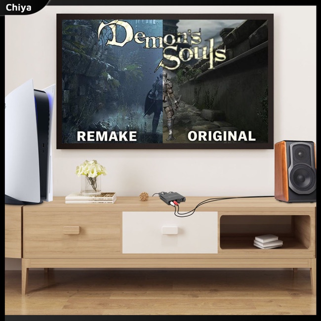 Bộ Chia Âm Thanh Hdmi-compatible 2.0 Hỗ Trợ R / l Điều Khiển Âm Lượng 4k / 60hz Yuv