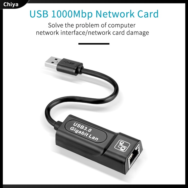 Thẻ Mạng Cổng Usb 3.0 Gigabit Ethernet Sang Rj-45 3.0 1000bps Chuyên Dụng