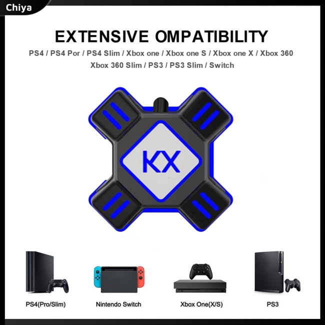 Thiết Bị Chuyển Đổi Tay Cầm Chơi Game Kx Usb Tương Thích Với Chuột Và Bàn Phím