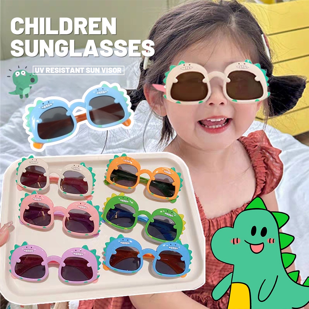 Kính Mát Chống Tia UV Hình Khủng Long Dễ Thương Cho Bé