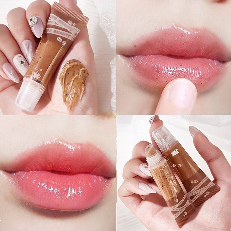 Son Dưỡng Môi Chiết Xuất Cà Phê Tẩy Tế Bào Chết Dưỡng Ẩm