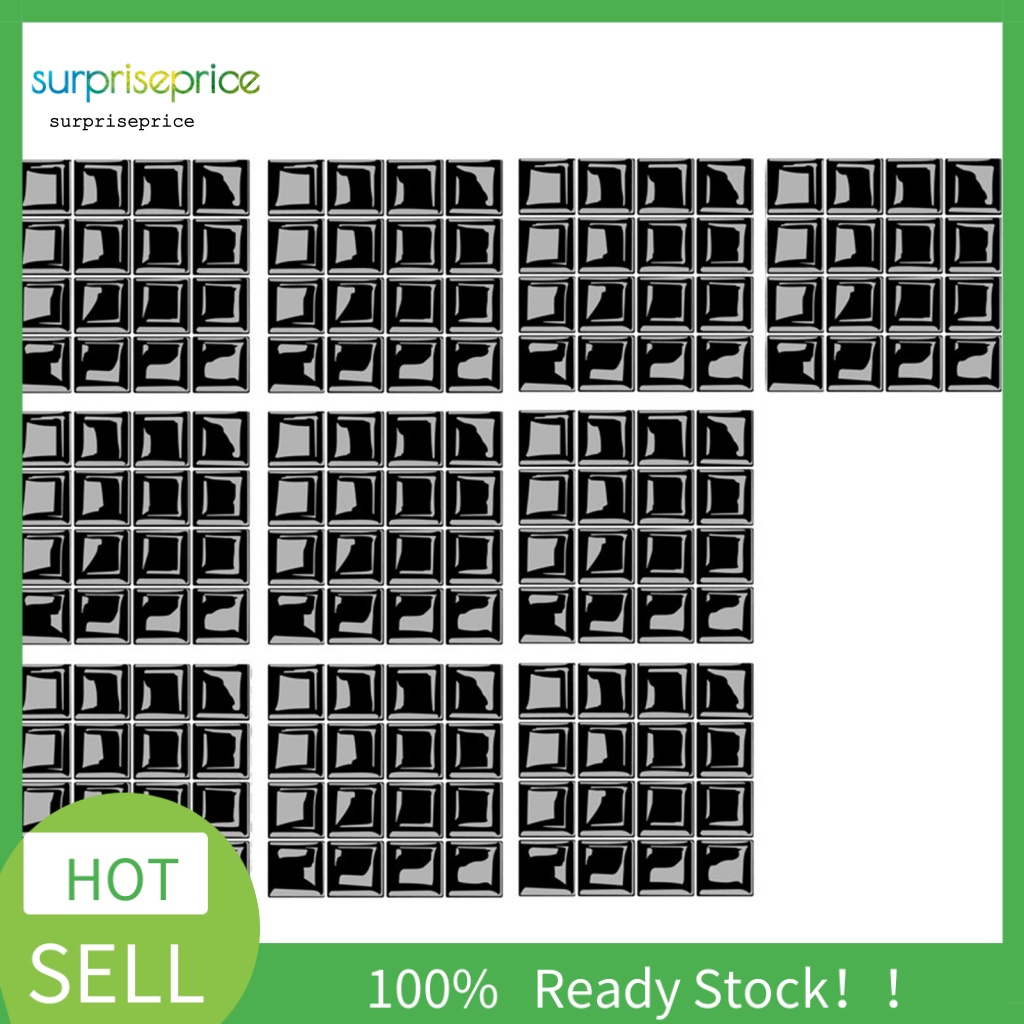 Bộ 10 Miếng Dán Tường 3D Bằng PVC Chống Nước Dùng Trang Trí Nhà Cửa