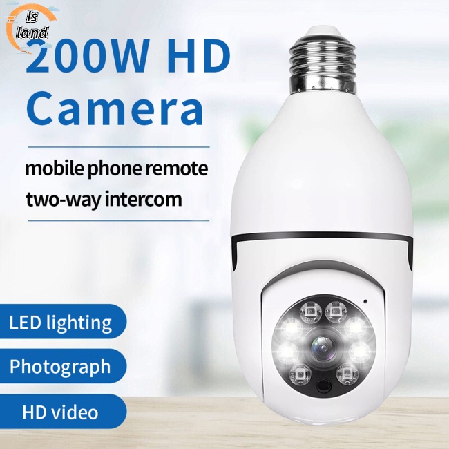Máy Quay An Ninh Kỹ Thuật Số A6 E27 Hd 4x Zoom Thông Minh