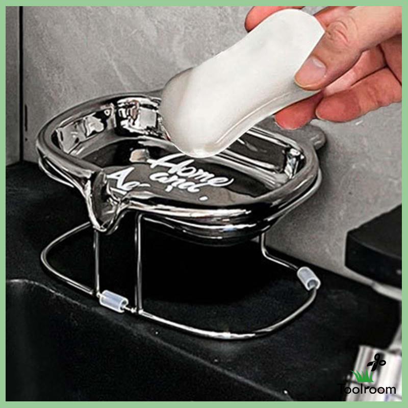 Khay Đựng Xà Phòng Có Rãnh Thoát Nước Kiểu Dáng Sang Trọng Tiện Dụng Cho Gia Đình