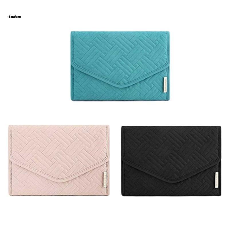 ✿ Túi Cuộn Giả Da Đựng Trang Sức Tiện Lợi