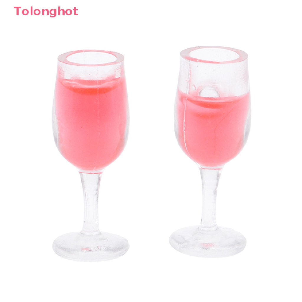 Bộ 5 Ly Rượu Mini Tỉ Lệ 1 / 12 Dùng Trang Trí Nhà Búp Bê