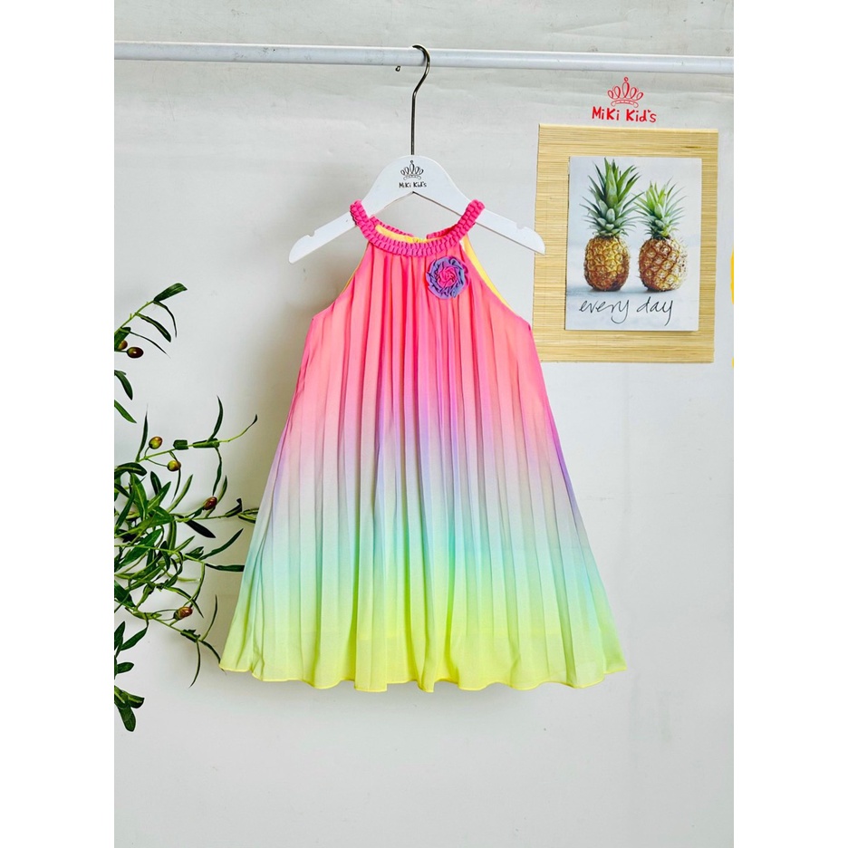 Váy cầu vồng cho bé gái siêu xinh cho bé 10-35kg Cỏ Fashion