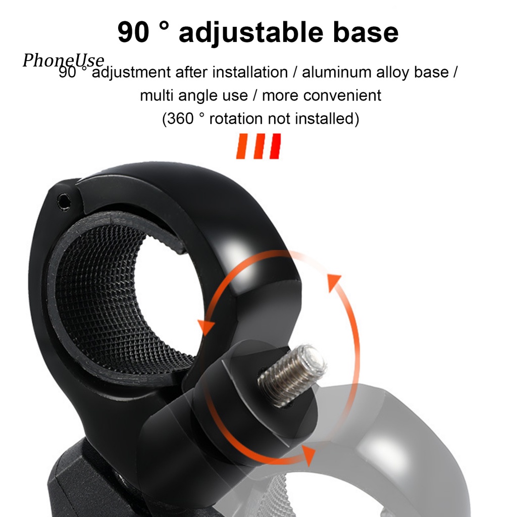 Gương Chiếu Hậu Góc Rộng Bằng Hợp Kim Nhôm Có Thể Điều Chỉnh Xoay 360 Độ Gắn Xe Đạp Thông Dụng