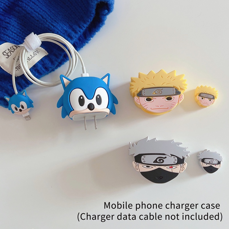 Vỏ Bảo Vệ Hộp Sạc Tai Nghe Airpod Bằng Silicon Hình Nhím Gai Nhỏ Naruto Kakashi 3D Ốp